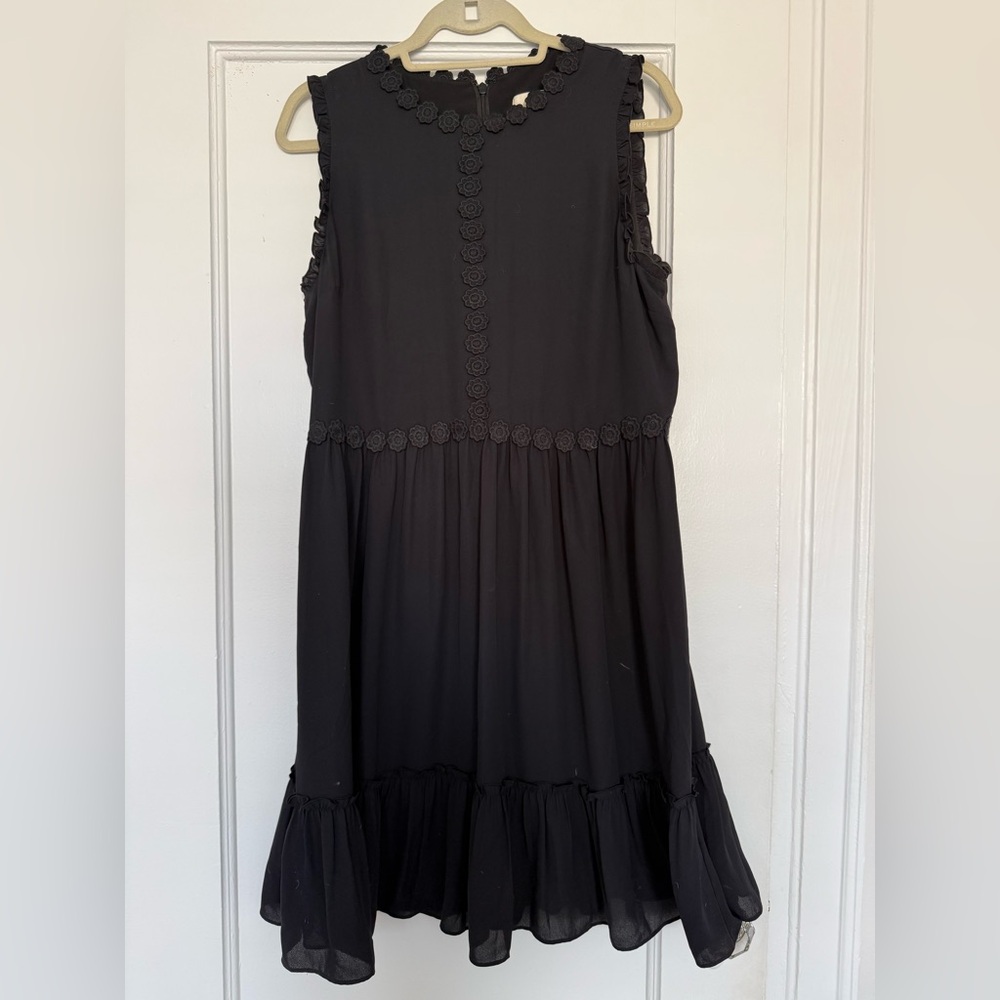 Kate Spade New York Fit + Floral Hem Dress